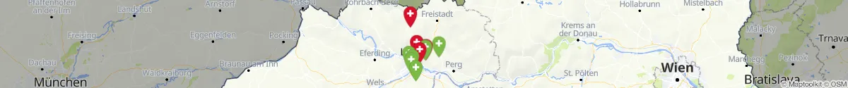 Map view for Pharmacies emergency services nearby Haibach im Mühlkreis (Urfahr-Umgebung, Oberösterreich)